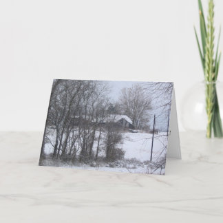 Cartão De Festividades celeiro