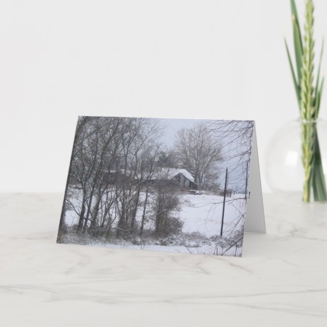 Cartão De Festividades celeiro (Frente)