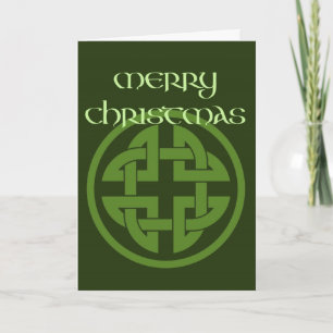 Cartão De Festividades Celtic Christmas Blessing Card