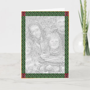 Cartão De Festividades Celtic Christmas border card