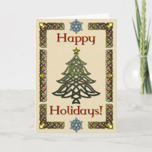 Cartão De Festividades Celtic Holiday Card