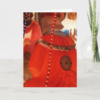 Cartão De Festividades Cena da natividade com sentido da ironia