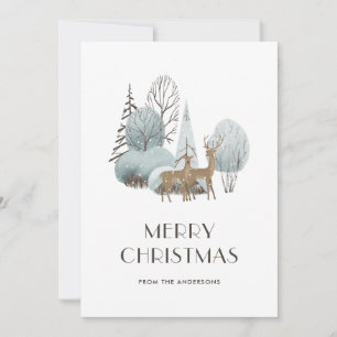 Cartão De Festividades Cena de inverno Cena de Vento Cards de Natal