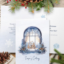 Cena de Inverno Nórdico Poema Arco Nevado Natal