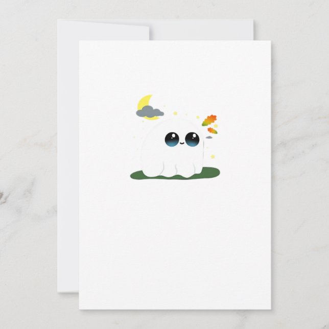 Cartão De Festividades Cena de outono do adorável Boostiezinho Clássico V (Frente)