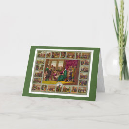Cartão De Festividades Cenas da vida de Jesus
