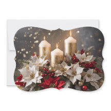 Centro de Mesa Poinsettia Adicionar Assinatura e S