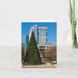 Cartão De Festividades Centro de Natal Dallas