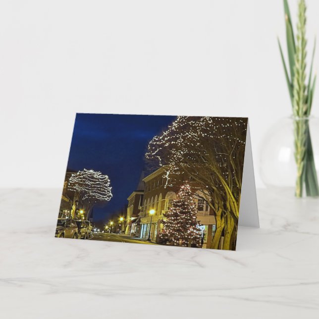 Cartão De Festividades Centro de Natal Plymouth, MÃES (Frente)