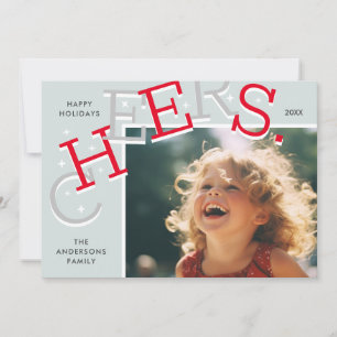 Cartão De Festividades CÉREBROS COLORIDOS! Natal de Férias Simples