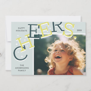 Cartão De Festividades CÉREBROS COLORIDOS! Natal de Férias Simples