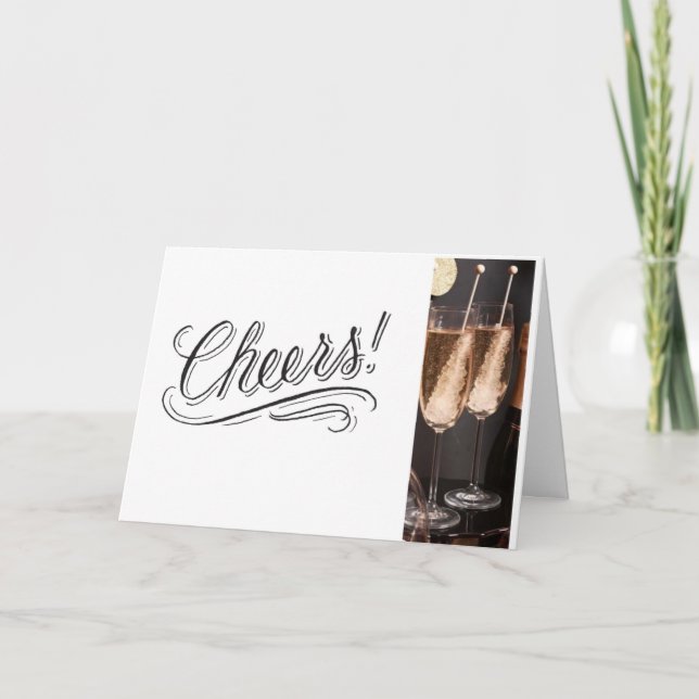 CARTÃO DE FESTIVIDADES *CÉREBROS E CELEBRADO* PARA O FERIADO E DESFRUTA (Frente)