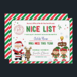 Cartão De Festividades Certificado de Lista de Nice Oficial do Santa Clau<br><div class="desc">Compartilhe a magia da época de Natal e entusiasme seu pequeno com um certificado personalizado da Lista Nice assinado por Papais noeis. Sim!</div>