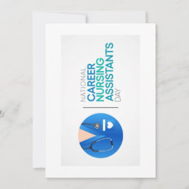 Cartão De Festividades Certified Nurses Aide Week Greeting Card