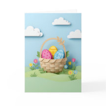 Cesta de Páscoa Inspiradora com Flores em Papercra