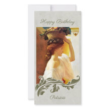 Cesto de Leighton Girl da fruta CC1195 Birthday Ca