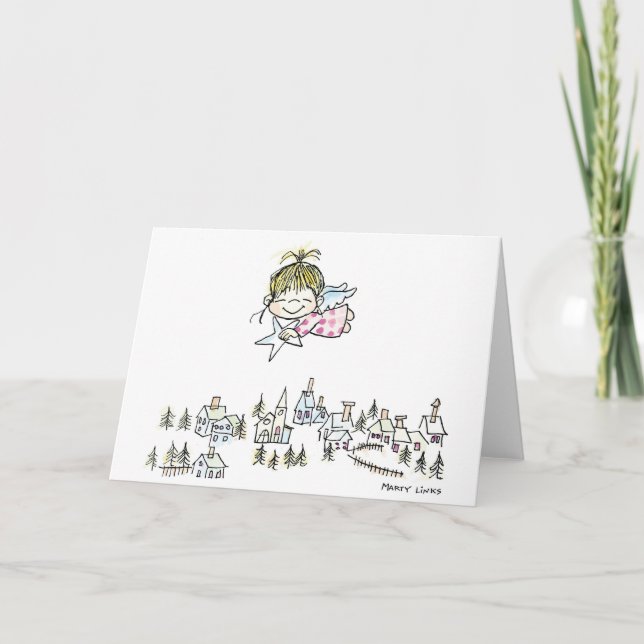 Cartão De Festividades CH-010 Christmas Angel (Frente)