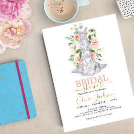 Cartão De Festividades Chá de panela De Vestido De Casamento