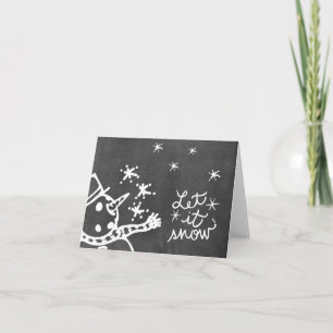 Cartão De Festividades Chalkboard Wallies Holiday Note Cards
