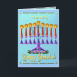 Cartão De Festividades Chanukah<br><div class="desc">Joyous Chanukah</div>