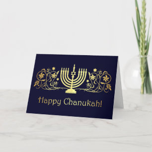 Cartão De Festividades Chanukah Blessings
