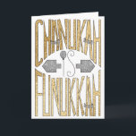 Cartão De Festividades "Chanukah é Funukkah"<br><div class="desc">"Aqui está um cartão de saudação "Chanukah é Funukkah" com Envelope. Para personalizar este cartão, basta excluir dentro de texto e adicionar suas próprias palavras. Escolha seu estilo de fonte, cor, tamanho e texto favoritos. Obrigados para parar e comprar. Muito apreciado!! Feliz Chanukah/Hanukkah! Tamanho: Standard (5" x 7")Aniversário ou feriados,...</div>