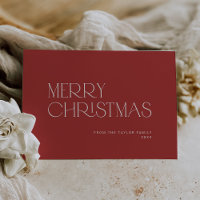 CHARLIE Red Easy Simple Family Feliz Natal