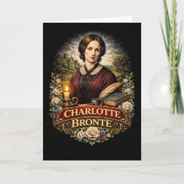 Cartão De Festividades Charlotte Brontë