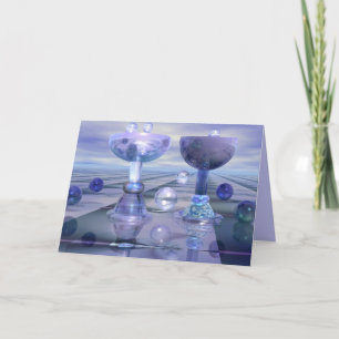 Cartão De Festividades Cheers with bubbles