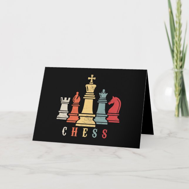 Cartão De Festividades Chess Lover | Presente do Xadrez Set Checkmate (Frente)