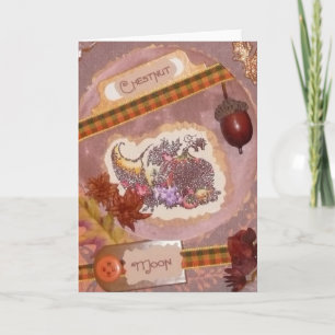Cartão De Festividades CHESTNUT Moon FAIRY Greeting Card Harvest
