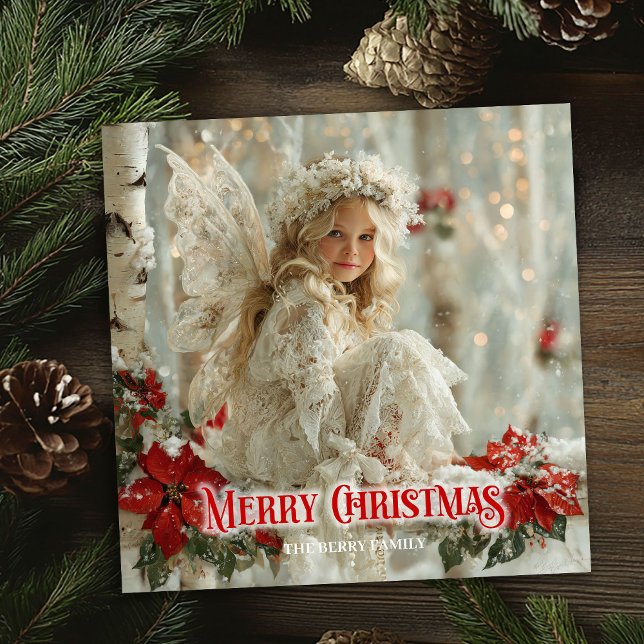 Cartão De Festividades Chic Victorian angel red white gold festive cards (Chic Victorian angel red white gold festive greeting card

)