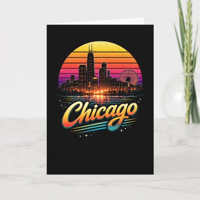 Cartão De Festividades Chicago (Frente)