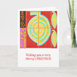 Cartão De Festividades CHO KU REI - Reiki Feliz Natal