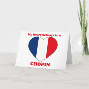 Cartão De Festividades Chopin