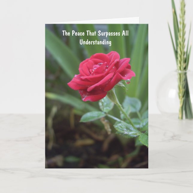 Cartão De Festividades Christian Inmate Card com mensagem Gospel dentro (Frente)