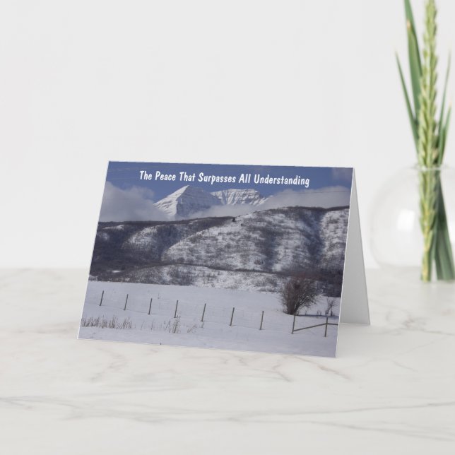 Cartão De Festividades Christian Inmate Card com mensagem Gospel dentro (Frente)