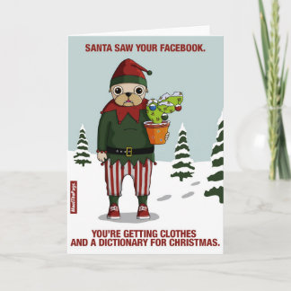 CARTÃO DE FESTIVIDADES CHRISTMAS