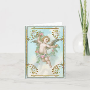 Cartão De Festividades Christmas Angel Card - Customized