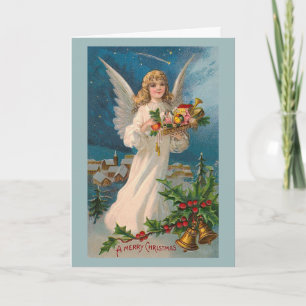 Cartão De Festividades "Christmas Angel" Greeting Card