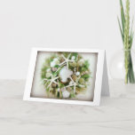 Cartão De Festividades Christmas Beach Wreath<br><div class="desc">Compartilhe seu amor pelo oceano e pela praia com esta bela foto de uma coroa pendurada no meu lugar favorito na praia.</div>