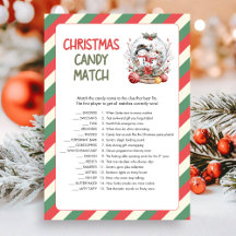 Christmas Candy Match Game