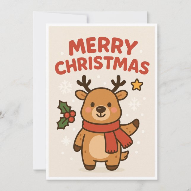 Cartão De Festividades Christmas card (Frente)