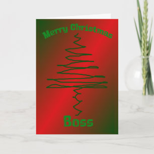 Cartão De Festividades Christmas Card For Boss