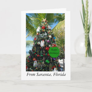 Cartão De Festividades Christmas Card from Sarasota, Florida