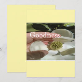 Cartão De Festividades christmas card --Goodness