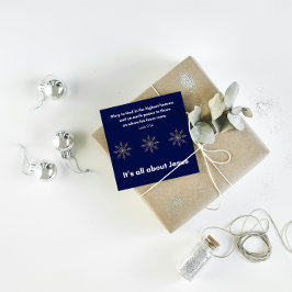 Cartão De Festividades Christmas Card: Luke 2:14, Bible Verse Card