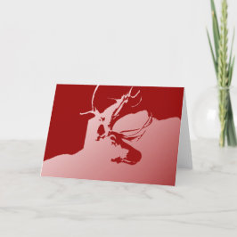 Cartão De Festividades Christmas card: Norwegian Reindeer