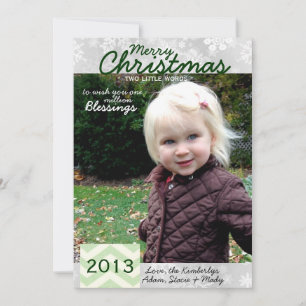 Cartão De Festividades Christmas Card - One million Blessings