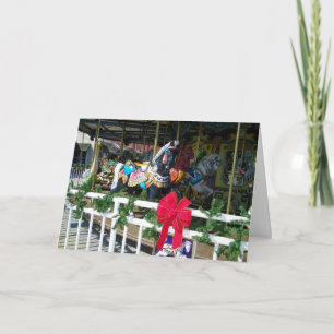 CARTÃO DE FESTIVIDADES "CHRISTMAS CAROUSEL DESEJA"